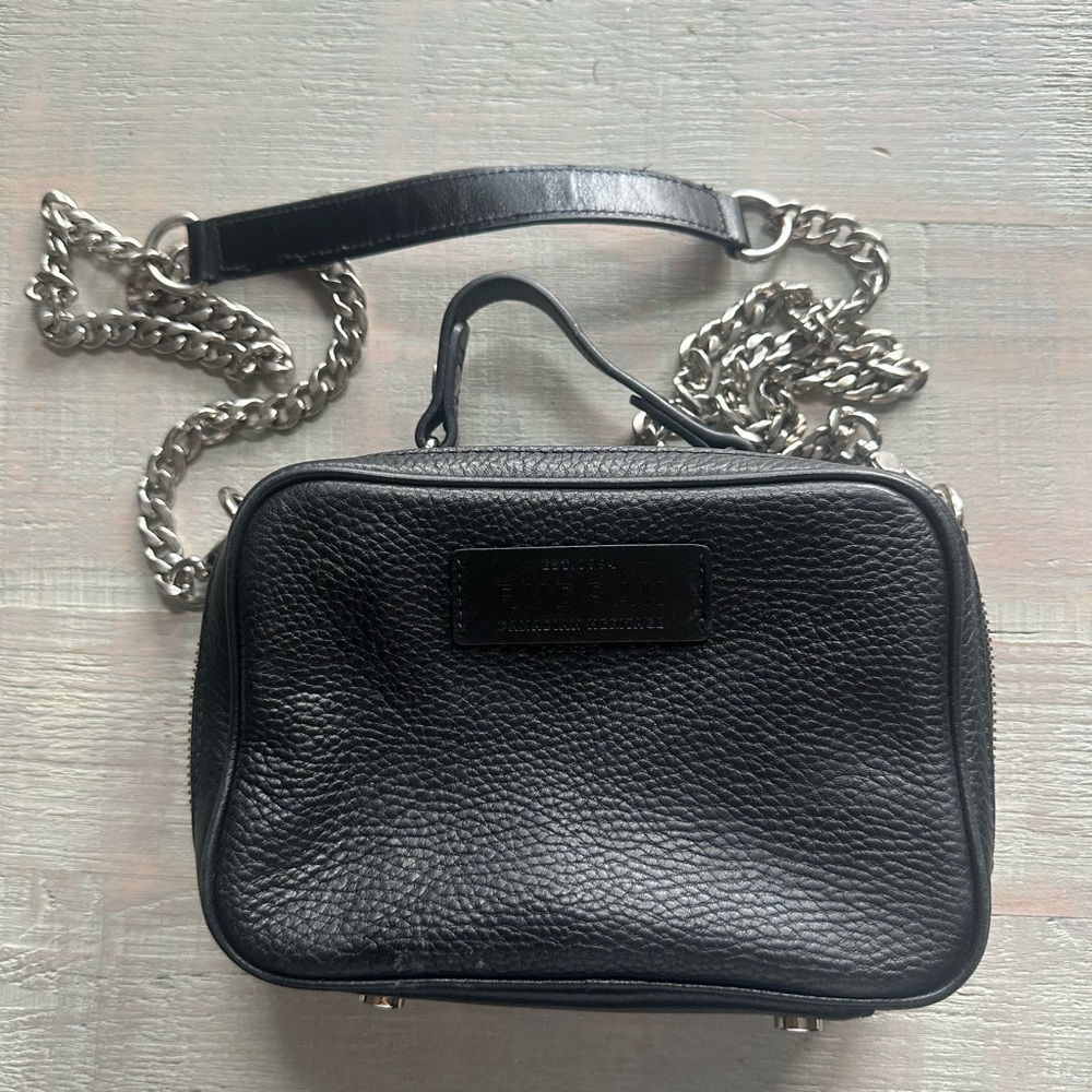 Black Leather RUDSAK Camera Bag